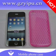 Cellular waterproof TPU cover case for apple iphone 4G/S